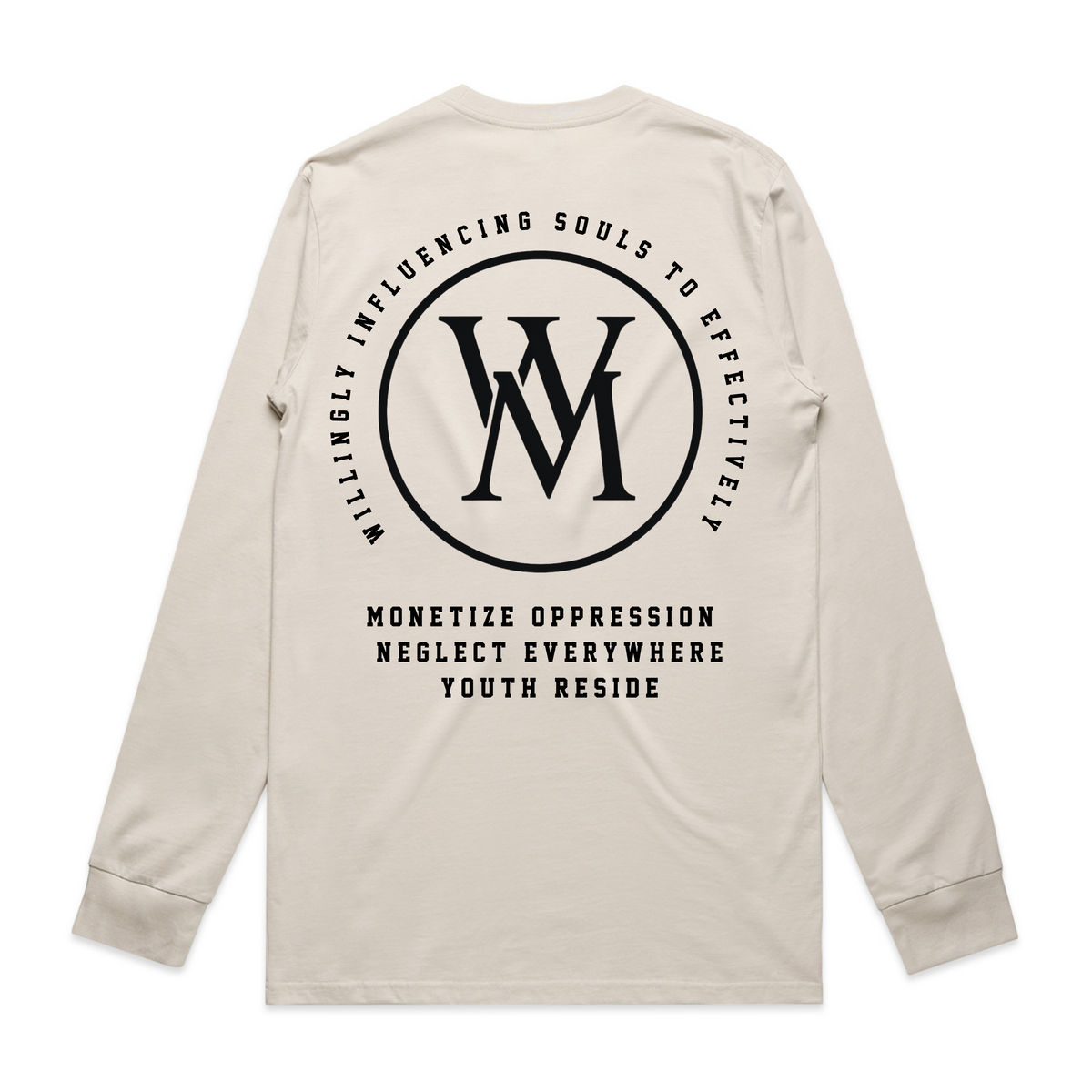 WM Monogram Long Sleeve - Bone