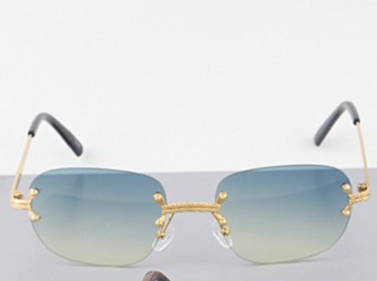 Golden Mirage Gradient Sunglasses