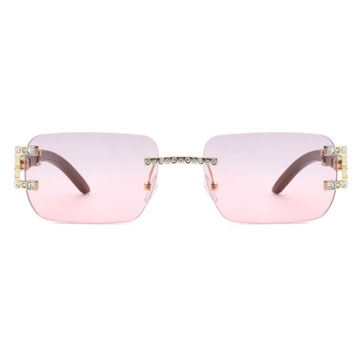 Elysian Luxe Crystal-Studded Sunglasses