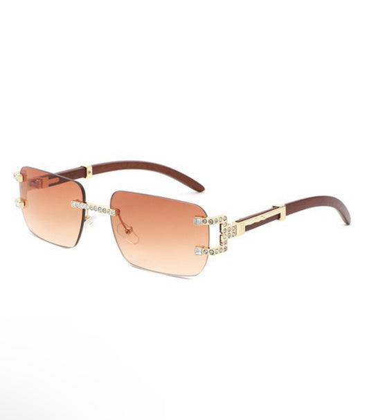 Elysian Luxe Crystal-Studded Sunglasses