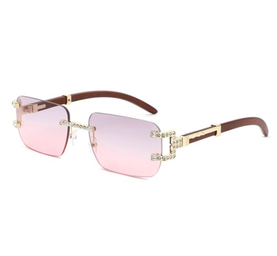 Elysian Luxe Crystal-Studded Sunglasses