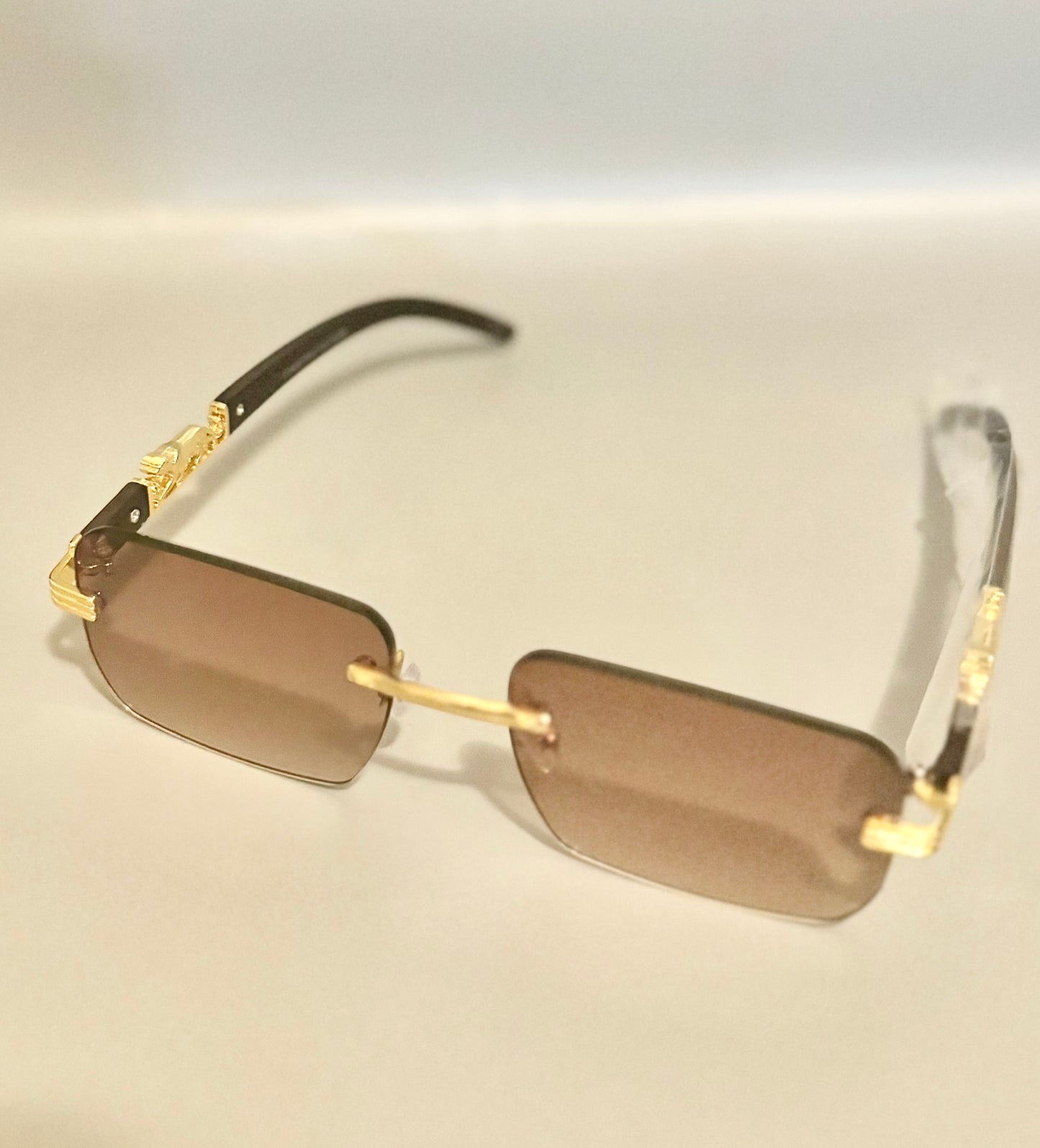 Regal Panther Gold-Plated Sunglasses