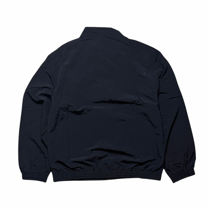 Olive Green Nylon Zip-Up Track Jacket