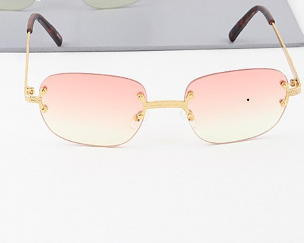 Golden Mirage Gradient Sunglasses