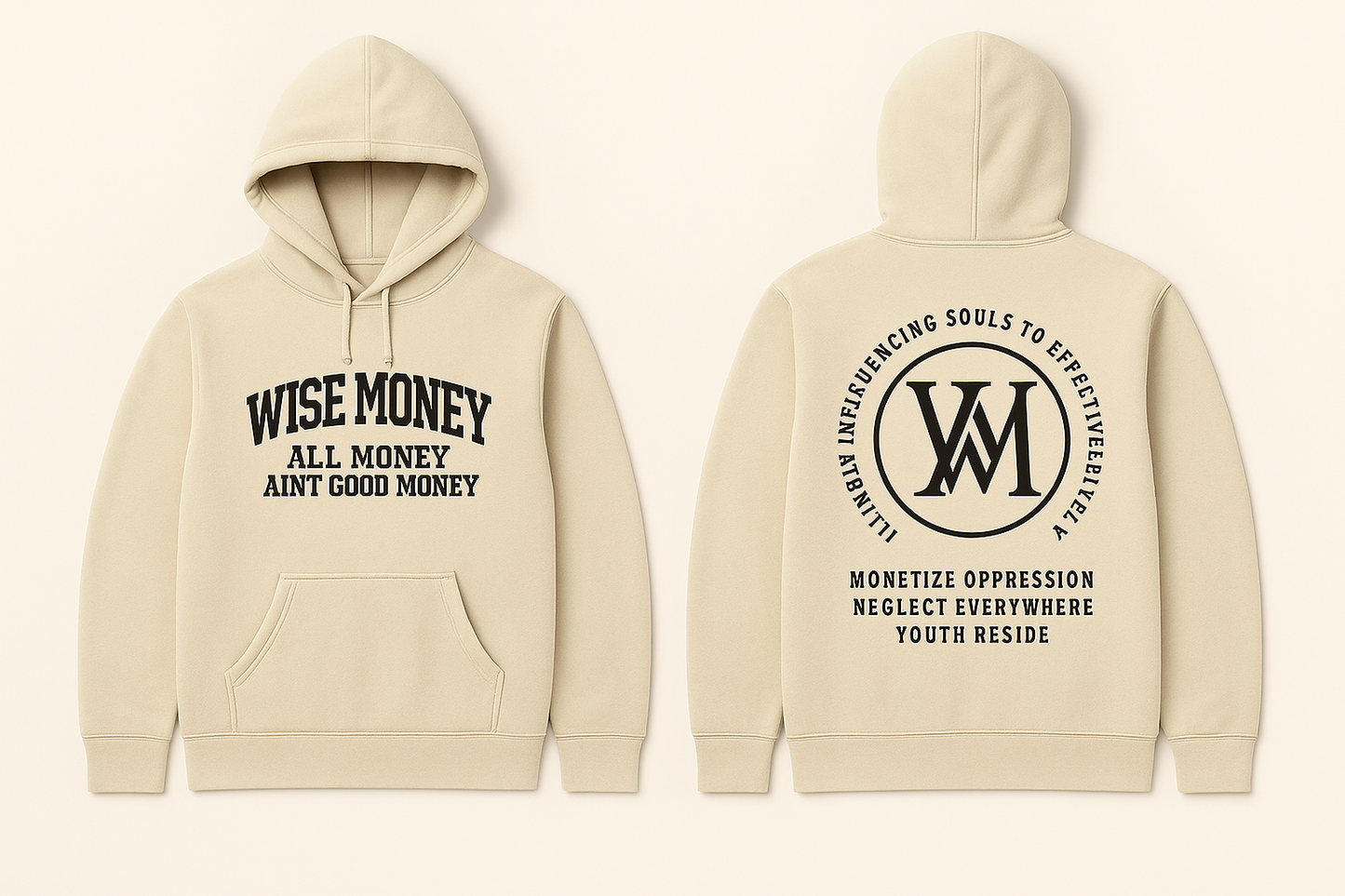 WM Monogram Pullover Hoodie