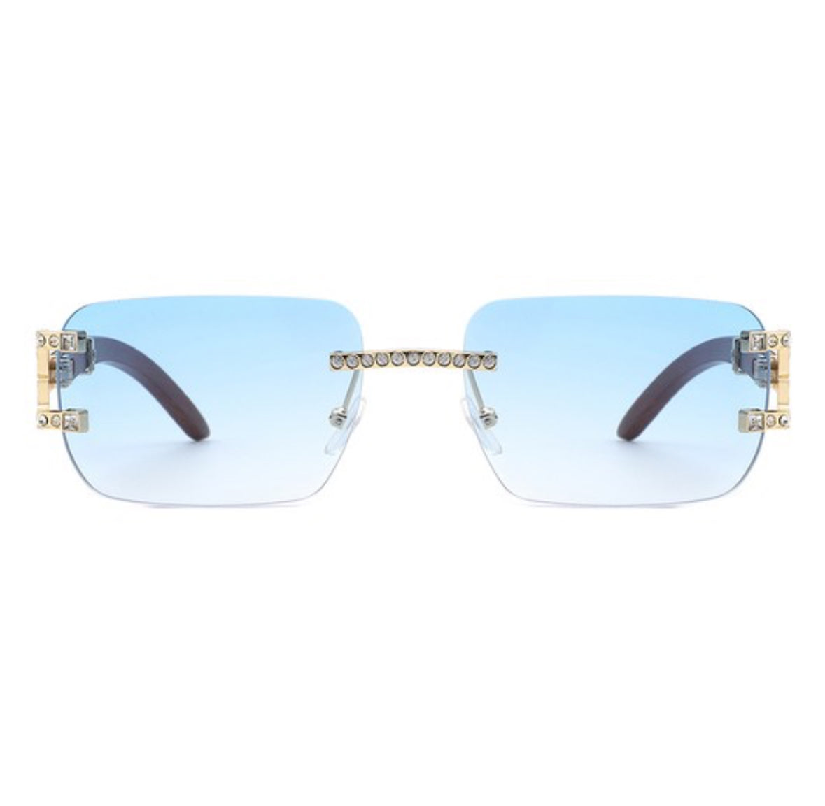 Elysian Luxe Crystal-Studded Sunglasses