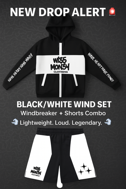 2025 WindBreaker Zip Hoodie and Trunks Set