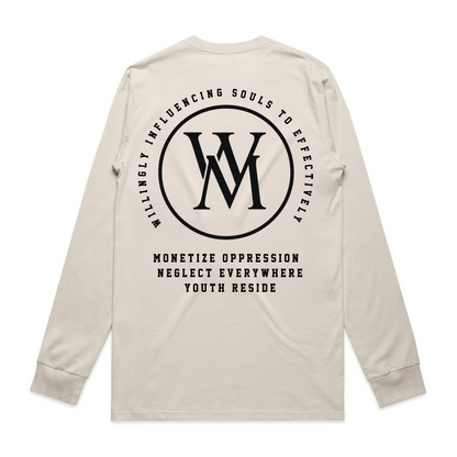 WM Monogram Long Sleeve - Bone