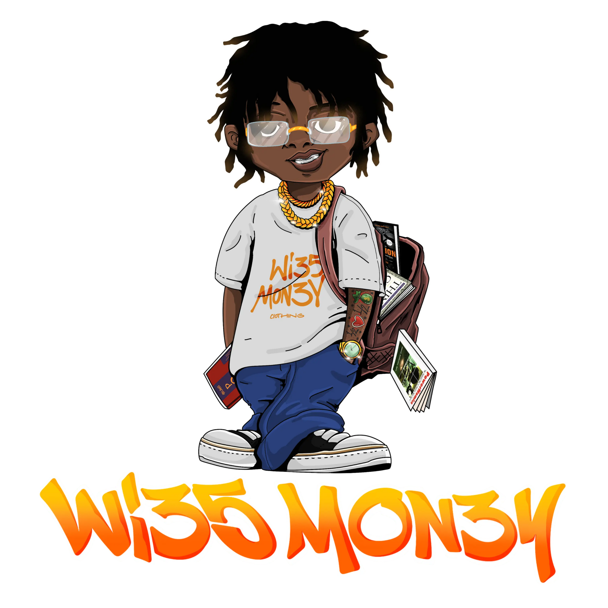 LogoMan Tee Wi35 Mon3y Clothing